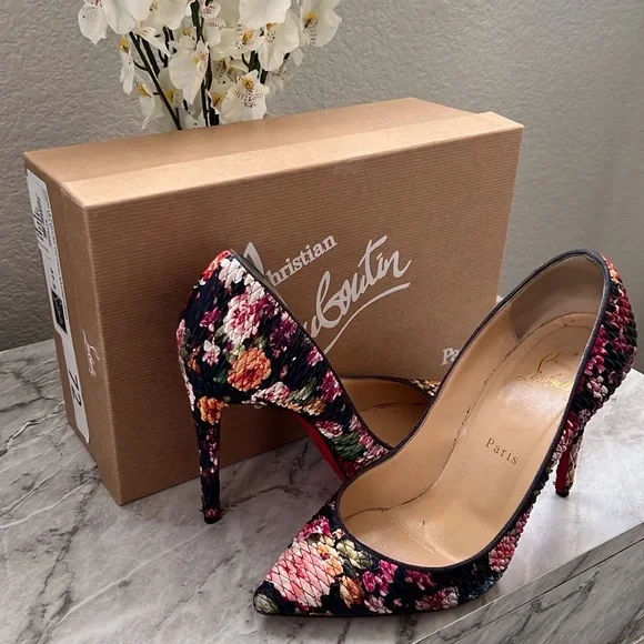 Christian Louboutin Pigalle Follies Multicolor Women's Heels - Picture 5 of 10